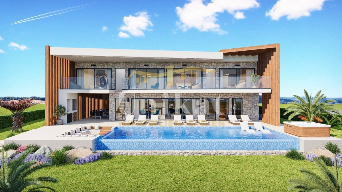 Čudovito gradbeno zemljišče z dovoljenjem za luksuzno vilo